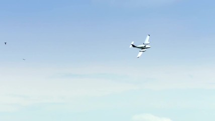 Sports Aircraft for Commercial Flights, 4k Video Clip