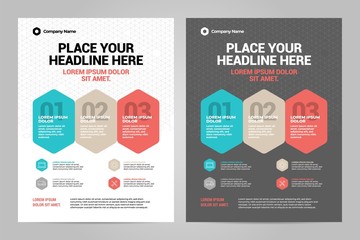 Infographic Brochure Layout template, cover design background and annual reports.