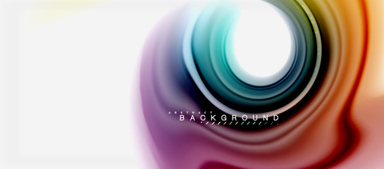 Rainbow fluid colors abstract background twisted liquid design, colorful marble or plastic wavy texture backdrop, multicolored template for business or technology presentation or web brochure cover