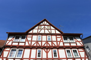 Fototapeta premium Fachwerkhaus in Bad Sooden-Allendorf