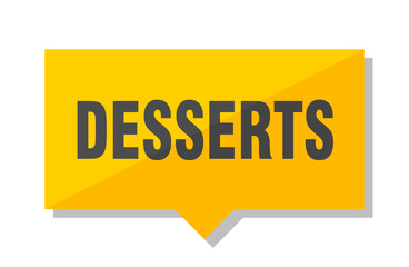 desserts price tag