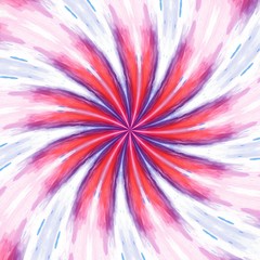 Bright graphic watercolor pink and purple abstract background. Art design with little liquid effect. Good for decoration of print production. Surreal vortex artwork. Magic swirl geometry.