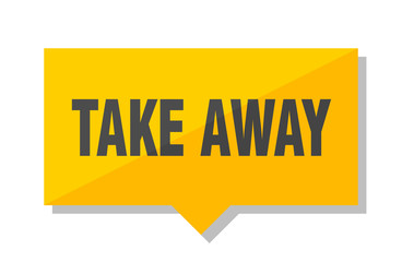 take away price tag