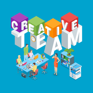 Creative team concept