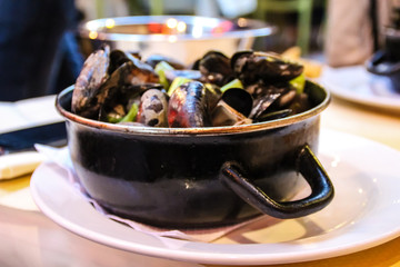 The best mussels in Brussels.