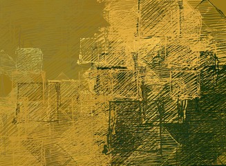 Contemporary art. Hand made art. Colorful texture. Modern artwork. Brushstrokes. Artistic background image. Abstract painting on canvas. Charcoal.