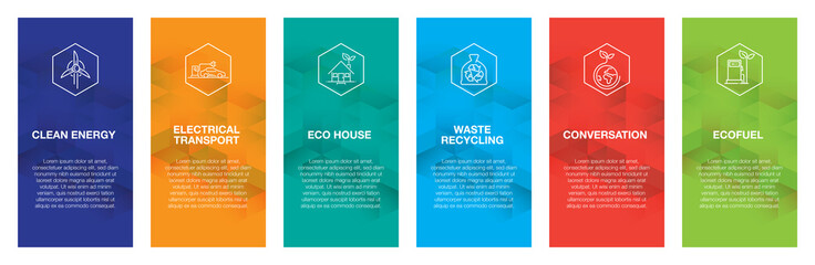 Ecology Infographic Icon Set