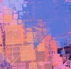 Contemporary art. Hand made art. Colorful texture. Modern artwork. Brushstrokes. Artistic background image. Abstract painting on canvas. Charcoal.