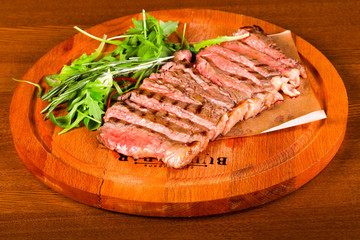 Blood Beef steak