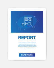REPORT ICON INFOGRAPHIC