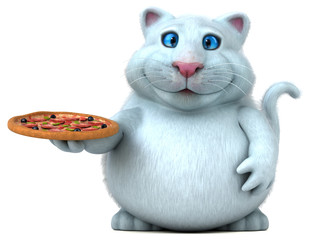 Fun cat - 3D Illustration