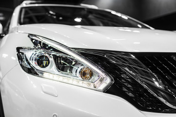 headlight of modern car with led and xenon optics © Xristoforov