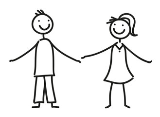 Kontaktverbot, Mann und Frau, ein Paar, Verlobung, Hochzeit, Heirat, Ehe, Beziehung, social dinstancing, Abstand halten, Covid-19, Coronakrise, Pandemie - Leben mit dem Virus, Corona