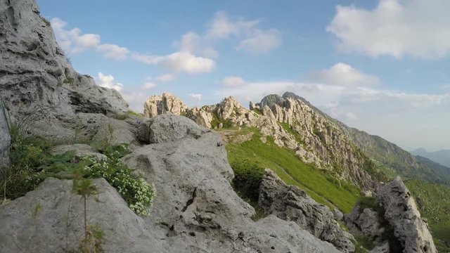 beautiful mountain landscape - time lapse video