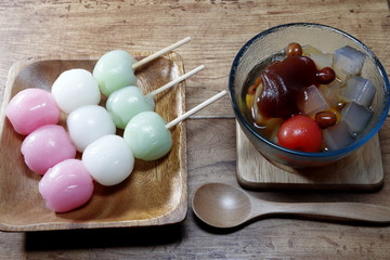 japanese sweets dango anmitsu
