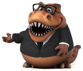 Fun Trex - 3D Illustration © Julien Tromeur