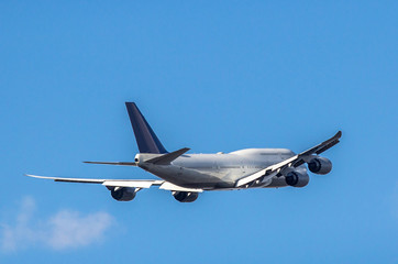 Passanger airplane taking off