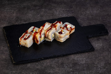 Japanese roll with eel