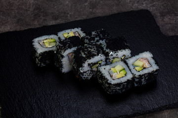 Japanese roll with prawn