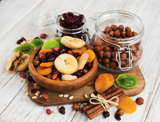 Mixed dried fruits