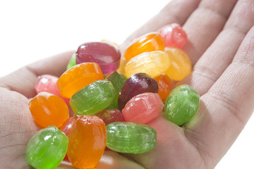 Colorful Candies on Hand