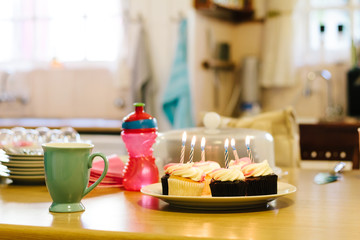 Birthday cupcakes