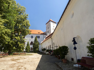 Fototapeta na wymiar Bitov Castle from 1061 is a cultural monument, the Czech Republic