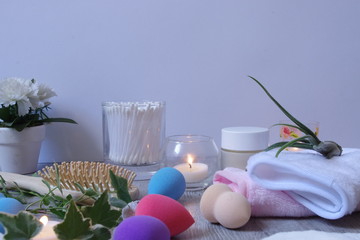 arrière-plan cosmétiques spa