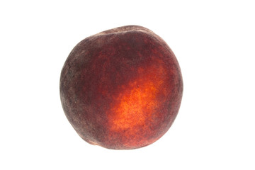 peach isolated on white background