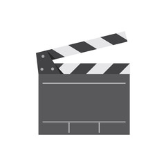 Fototapeta premium Isolated filmmaking on white background illustration