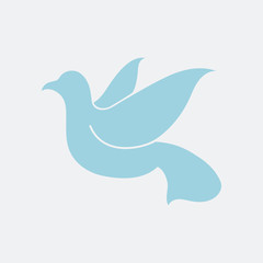 Dove symbol of peace illustration
