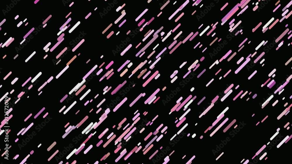 Poster moving diagonal stripes abstract background - seamless loop motion graphic design in pink tones