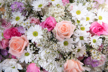 Abstract background of flowers