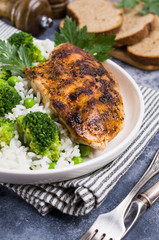 Fried chicken breast