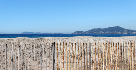Madrague beach in the Giens peninsula