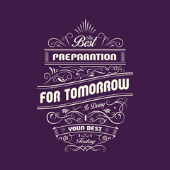 Your Best Quote Typography Design