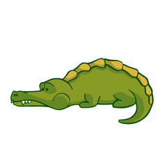 Sticker ready African animal vector image Crocodile.