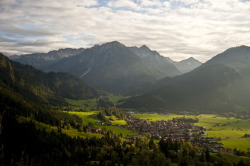 Fototapeta premium Allgäu, Bad Hindelang