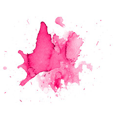Colorful abstract watercolor texture stain with splashes and spatters. Modern creative watercolor background for trendy design. © shtiel
