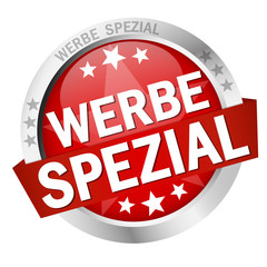 Button with banner Werbespezial