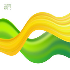 Vector Illustration: Abstract dynamic wavy Background. Modern layout template.