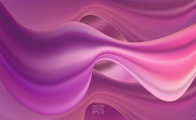 Vector Illustration: Liquid wavy Background. Abstract Trendy cover design.