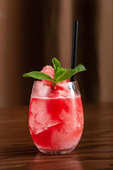 summer strawberry cocktail