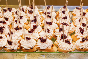 various snacks Catering