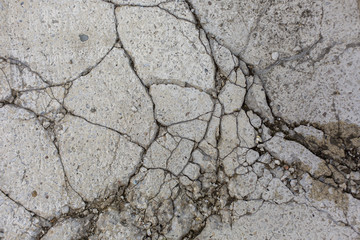 cracks in the stone floor pattern texture background
