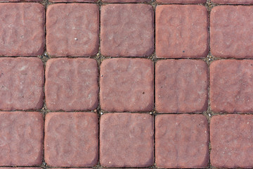 Naklejka premium red concrete tile pattern texture background