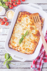 Traditional italian lasagna