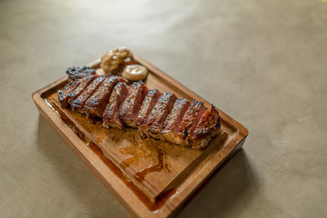 australia wagyu beef medium rare steak