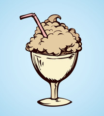 Cocktail. Vector drawing