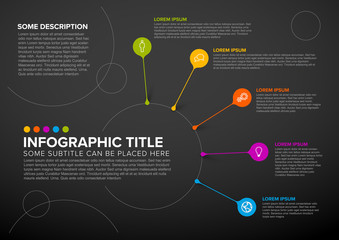 Obraz premium Vector multipurpose Infographic template